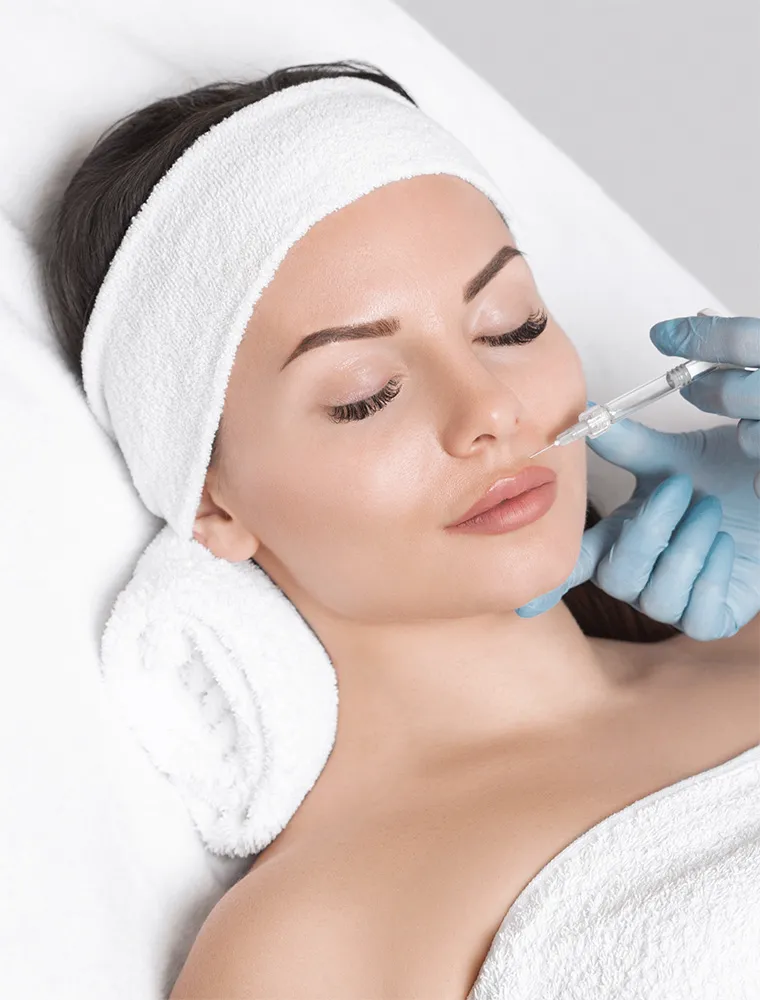 Rellenos de ácido hialuronico o colágeno